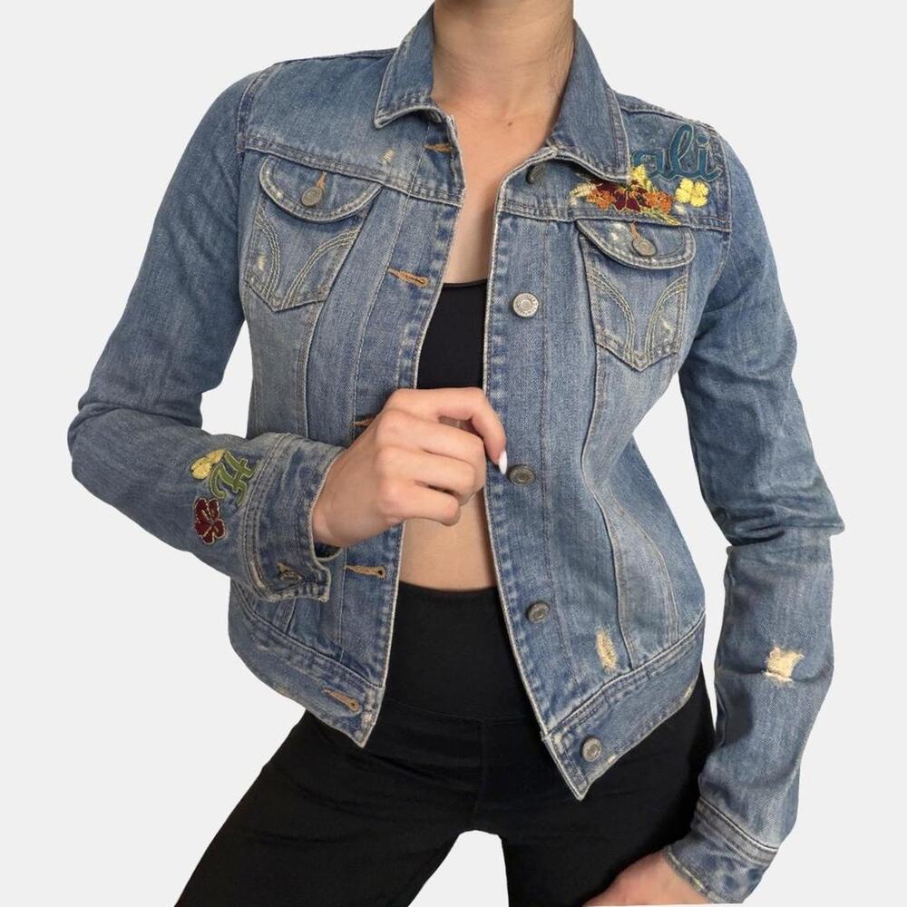 Hollister vintage dark blue denim